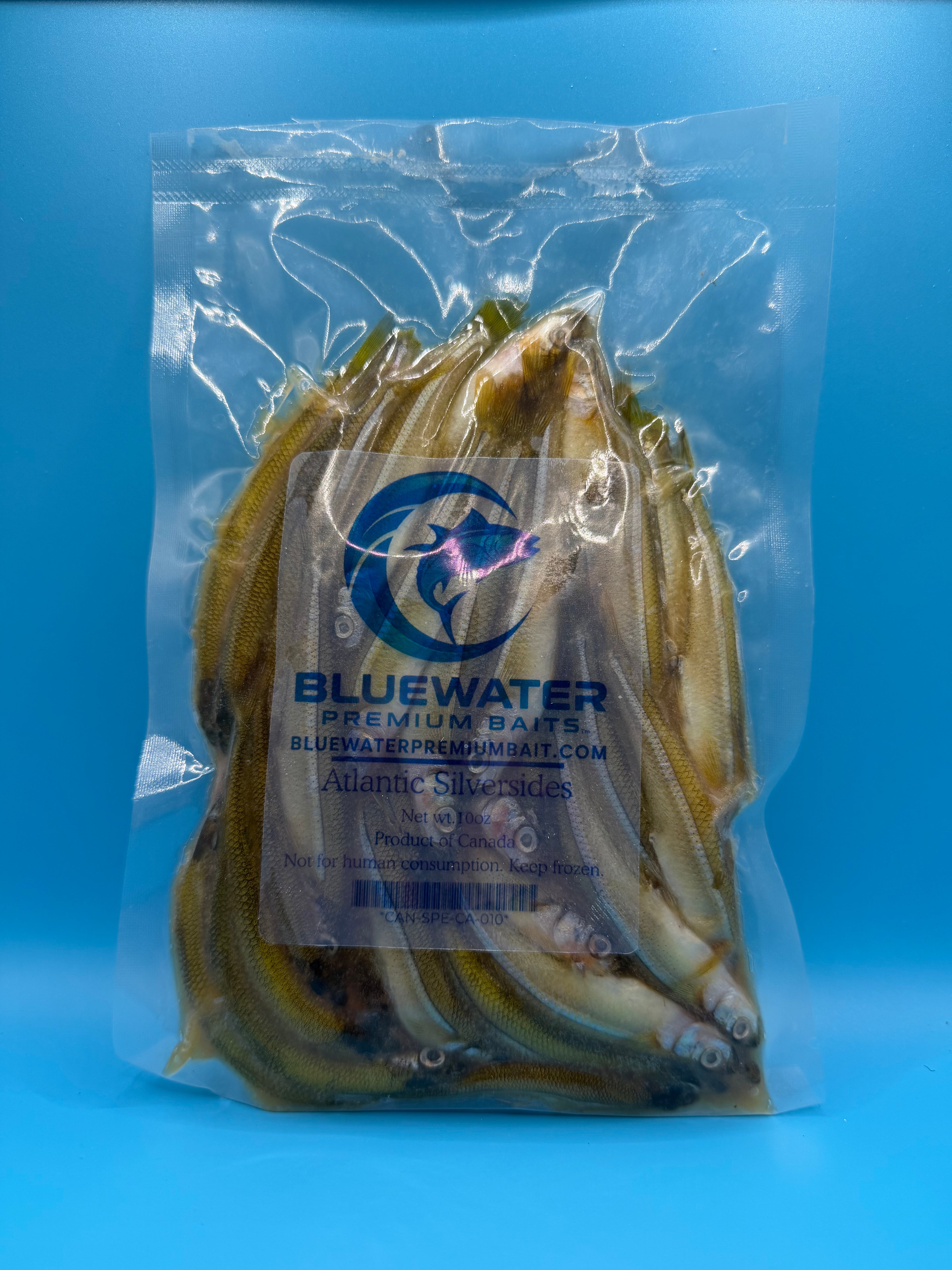 Canadian Silversides-56 10oz bag case (Bluewater Premium Baits Brand)